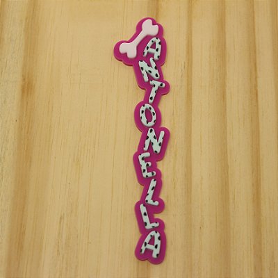 Aplique Batata grande Nome e Elemento - Pedrita - 14cm - 1 unidade