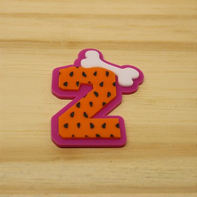 Aplique Idade com Osso - Pedrita - 6cm - 1 unidade