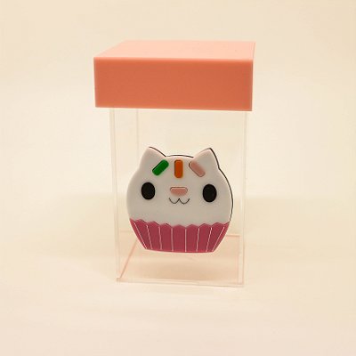 Caixa Suspiro Cupcake - Casa Mágica da Gabby - 12cm - 1 unidade