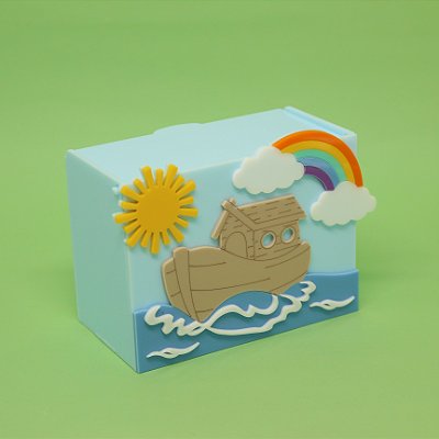 Caixa Kinder Arca - Arca de Noé - 11cm - 1 unidade
