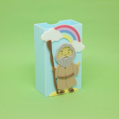 Cachepô Kitkat Noé - Arca de Noé - 12cm - 1 unidade