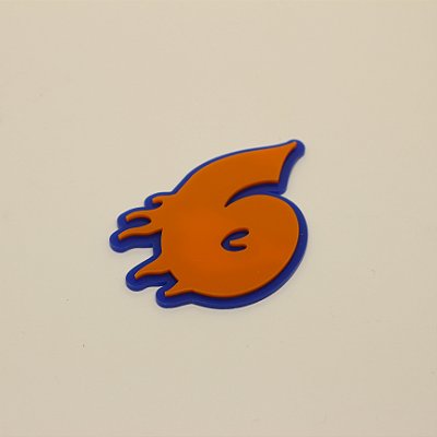 Aplique Nome Fogo - Hot Wheels - 6cm - 1 unidade