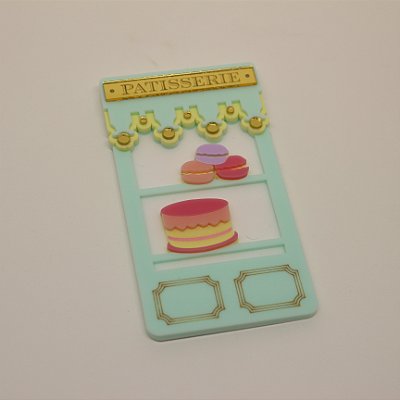 Aplique Vitrine - Confeitaria - 12cm - 1 unidade