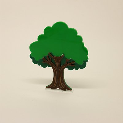 Cenário Árvore - Turma da Mônica - 12cm - 1 unidade