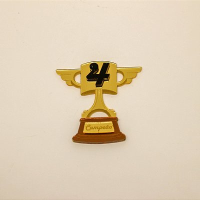 Aplique Taça Copa Pistão - Carros - 6cm - 1 unidade