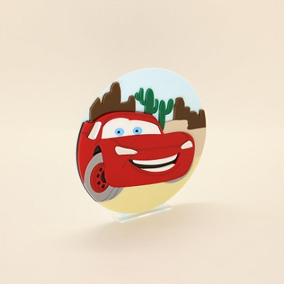 Cenário McQueen - Carros - 12cm - 1 unidade