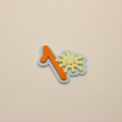 Aplique idade com sol - 365 Sorrisos - 6cm - 1 unidade