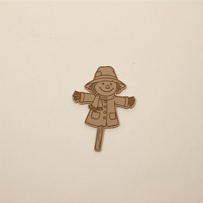 Aplique Espantalho - Fazendinha - 8cm - 1 unidade