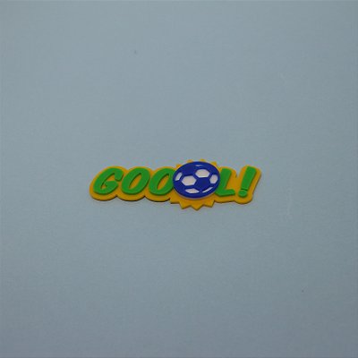Aplique Goool - Futebol - 10cm - 1 unidade