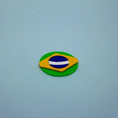 Aplique TAG Brasil - Futebol - 5cm - 1 unidade
