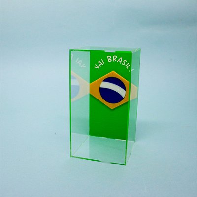 Cúpula Vai Brasil - Futebol - 15cm - 1 unidade