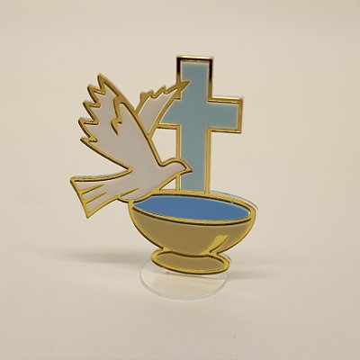 Cenário Cálice - Batizado - 10cm - 1 unidade