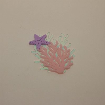 Aplique Algas - Fundo do Mar - 8cm - 1 unidade