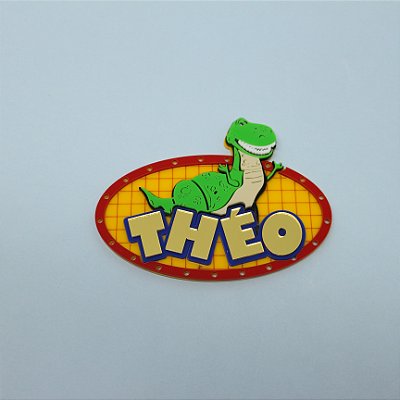 Aplique Kitkat Rex com LED - Toy Story - 12cm - 1 unidade