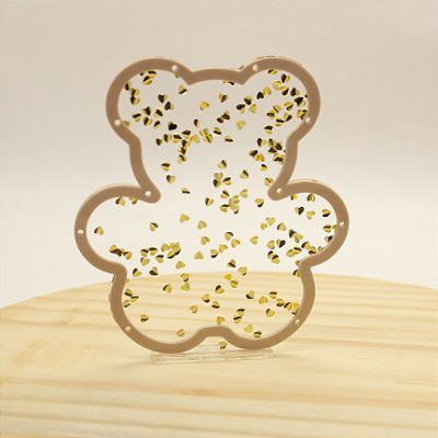 Cenário Urso - Chá Revelação - 12cm - 1 unidade