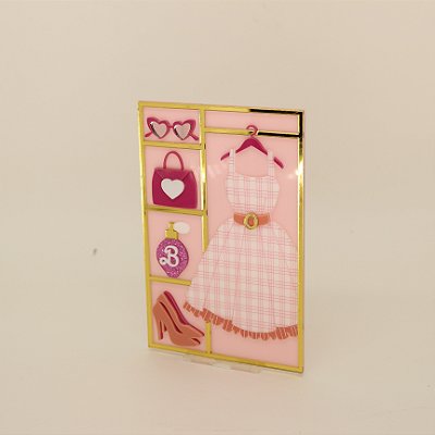 Cenário Closet - Barbie - 15cm - 1 unidade