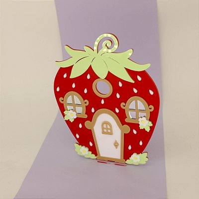 Cenário Casa de Morango - Moranguinho - 17cm - 1 unidade