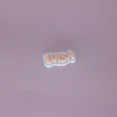 Aplique Nome Duplo - Bluey e Bingo - 3cm - 1 unidade