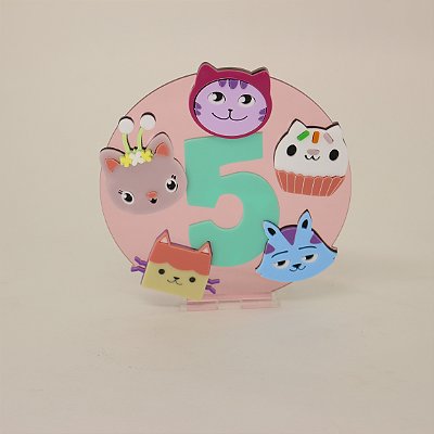 Cenário Personagens e Idade - Casa Mágica da Gabby - 12cm - 1 unidade