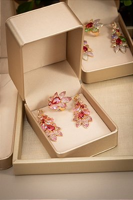 Conjunto Turmalina Rosa