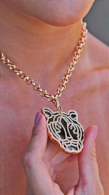 Colar Tigre Correntaria