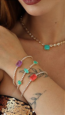 Pulseira Strass Jaspe
