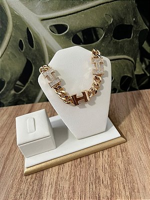 Pulseira Corrente Cravejada