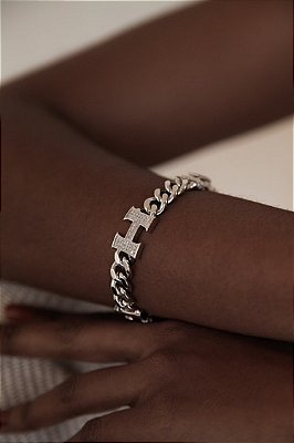 Pulseira Corrente Cravejada