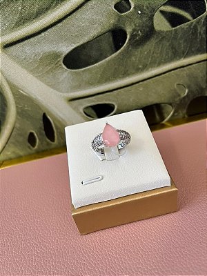 Anel Quartzo Rosa