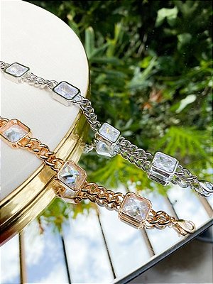 Pulseira Prata Correntaria