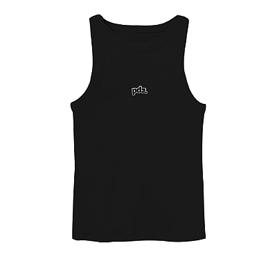 Regata Canelada Feminina Pdz Preta