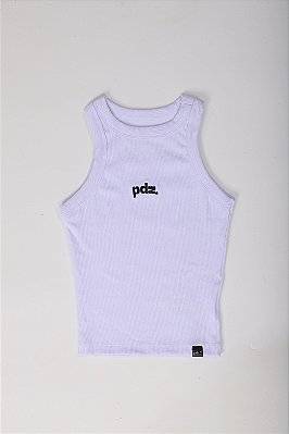 Regata Canelada Feminina Pdz Branca