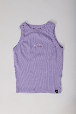 Regata Canelada Feminina Pdz Lilás