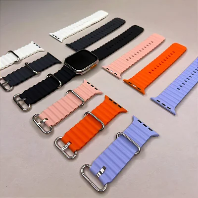 Pulseira de Silicone Ocean para Apple Watch