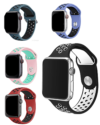Pulseira Silicone Esportiva Furadinha