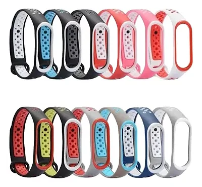Pulseira Silicone Esportiva Furadinha Mi Band 3/4