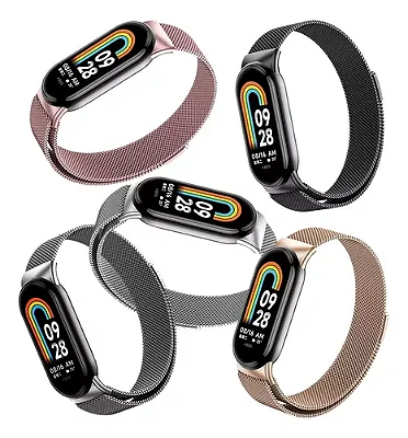 Pulseira Metal Milanese Para Mi band 8/9