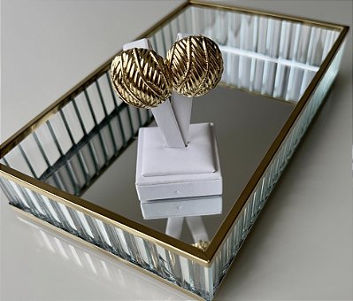 Brinco Bóton Texturizado