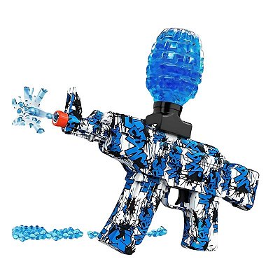 Arma Pistola Lançador de Bolinha de Gel Recarregável AK 47.