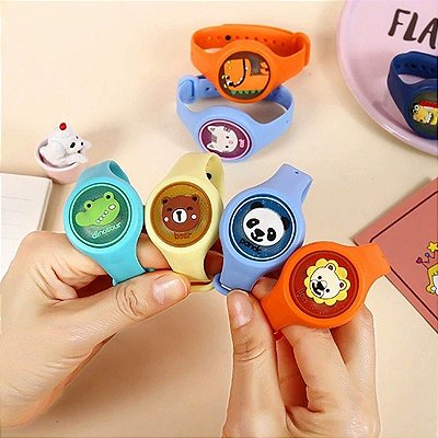 Pulseira Repelente Infantil Proteção Anti Mosquito Led.
