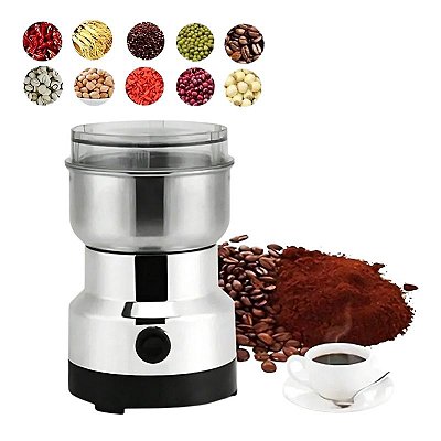 Moedor Triturador Elétrico De Grãos Sementes Café.