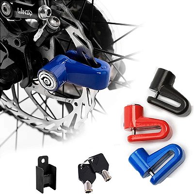 Cadeado Trava De Disco Freio Para Moto E Bike Antifurto.