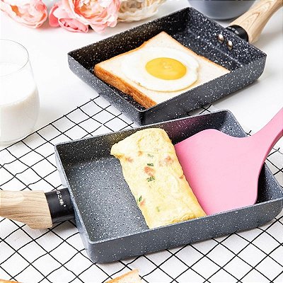 Frigideira Quadrada Antiaderente Tamagoyaki.