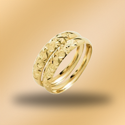 PAR DE ALIANÇAS DE CASAMENTO, OURO 18K, 3MM