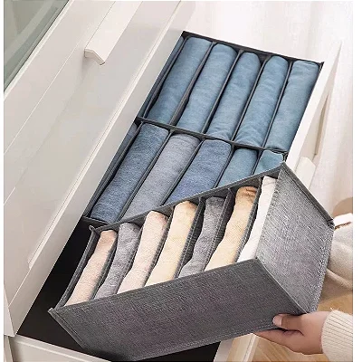 Caixa De Armazenamento Para Roupas/Jeans Compartimento/Suéter