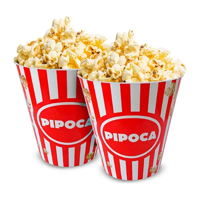Baldes De Pipoca Grande Estampas Cine Popcorn Recipiente Balde Plastico