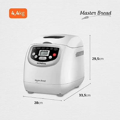 Panificadora Automática Master Bread Mondial NPF-54