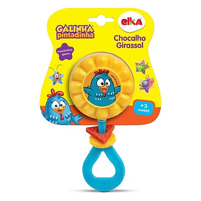Chocalho Girassol - Galinha Pintadinha