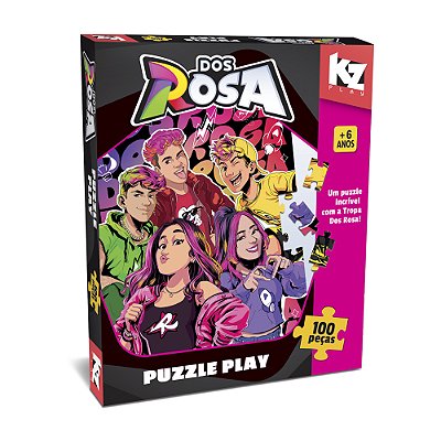 Puzzle Play 100 peças Dos Rosa