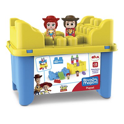 Playset Blocos Mágicos 40 peças Toy Story